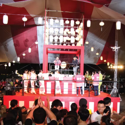 日越友好平和ぼんおどり大会